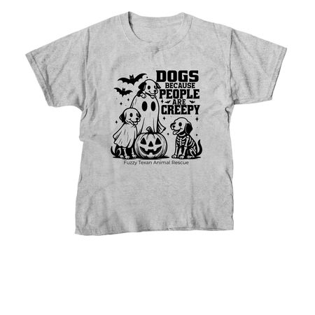 Halloween Fun - Dogs, a Sport Grey Youth Unisex Tee