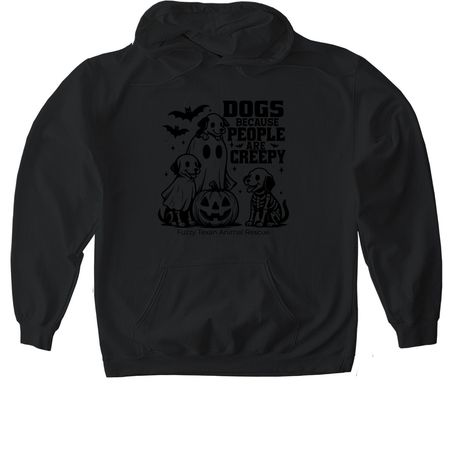 Halloween Fun - Dogs, a Black Gildan Softstyle Pullover Hoodie