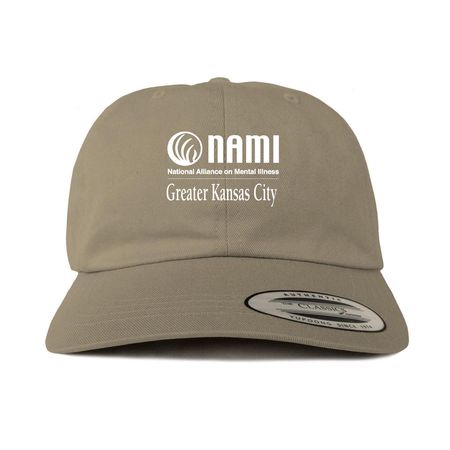 Cap for a Cause: NAMI Greater KC, a Khaki Printed Classic Baseball Cap