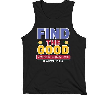Find the Good Bold, a Black Premium Cotton Tank