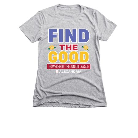 Find the Good Bold, a Dark Heather Grey Women's Slim Fit Tee