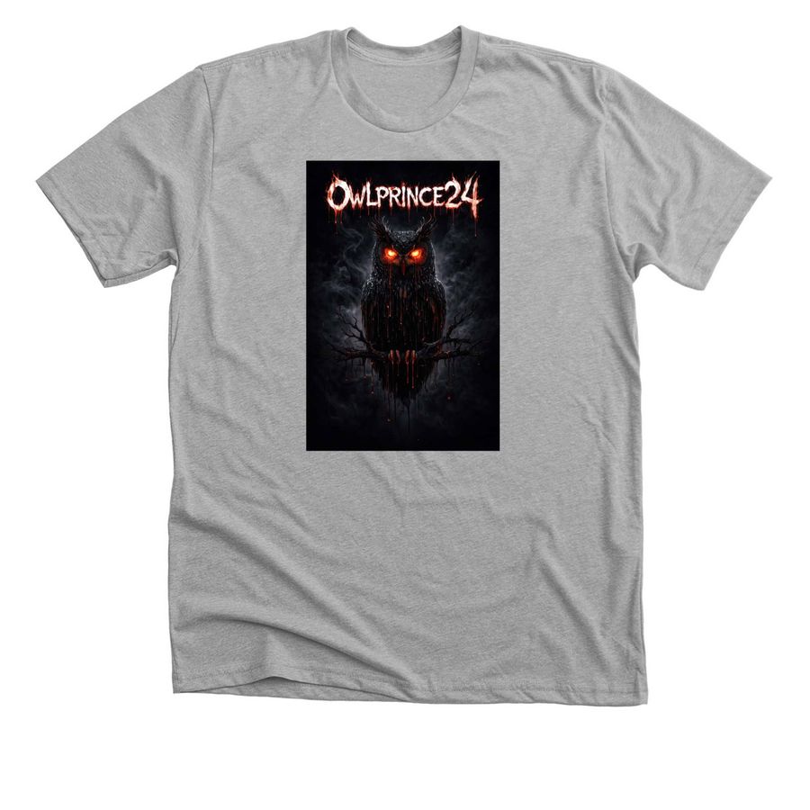 Owlprince24, a Athletic Heather Premium Unisex Tee
