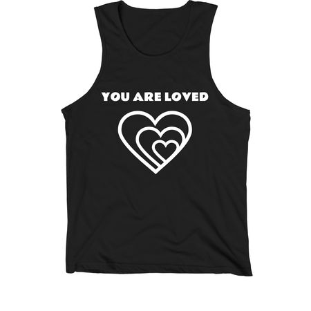 Summer love tanks, a Black Premium Cotton Tank