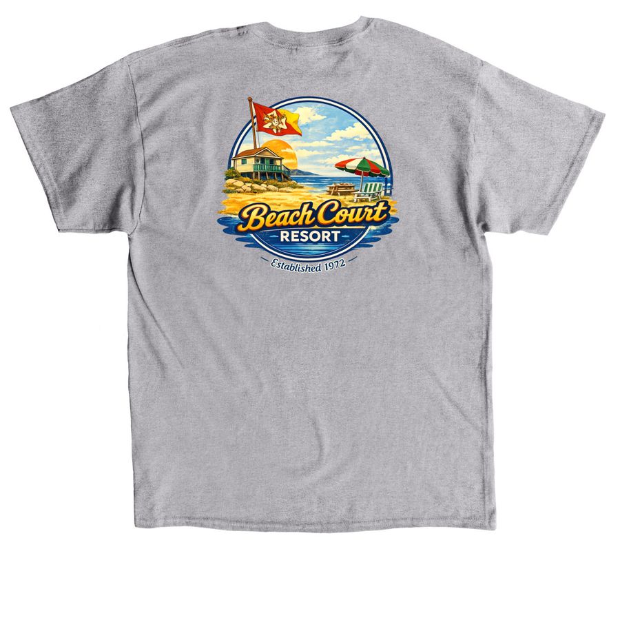 Miles for Mental Health, a Sport Grey Classic Unisex Tee (back-view)