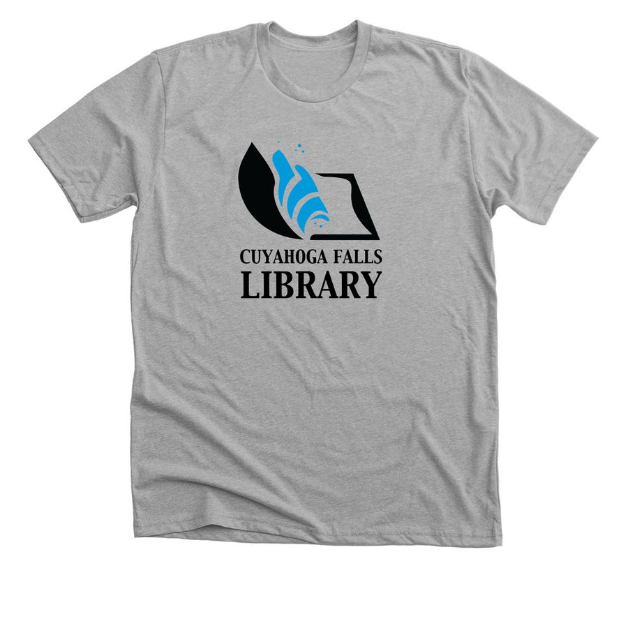 Library Logo / Adult & Kids Apparel, a Athletic Heather Premium Unisex Tee