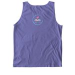 Salty, a Violet Comfort Colors Tank Top (back-view)