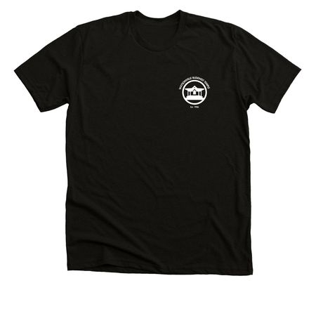 Bell Tower 95076, a Solid Black Blend Premium Unisex Tee