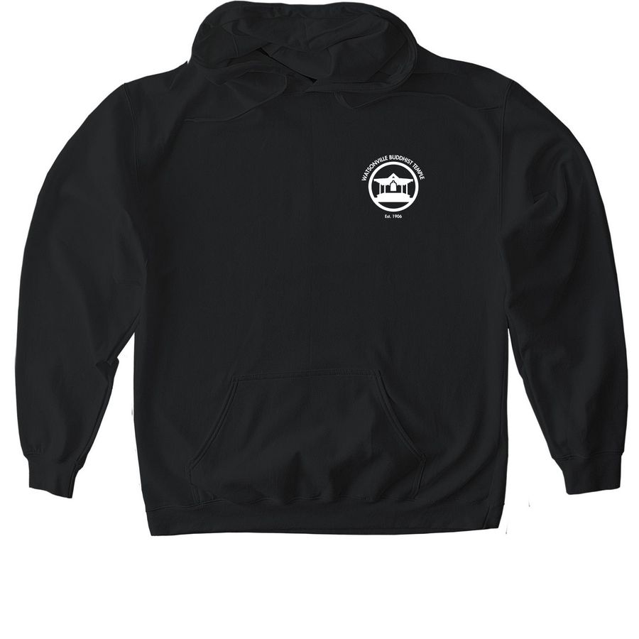Bell Tower 95076, a Black Gildan Softstyle Pullover Hoodie