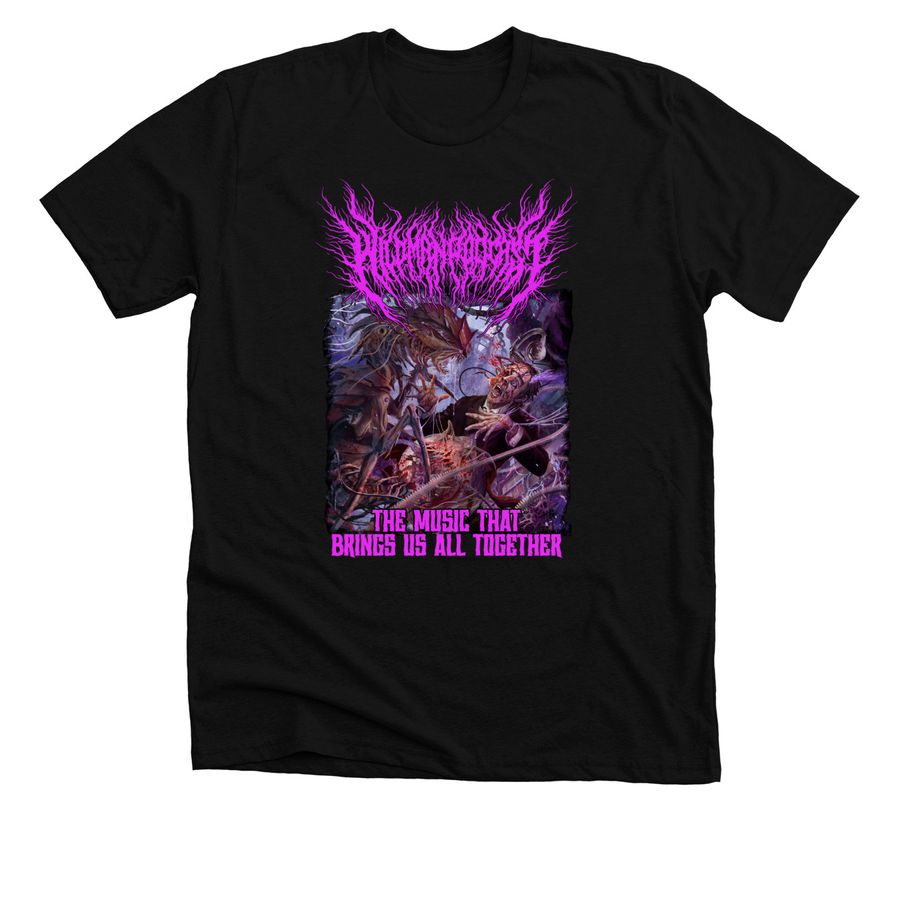 Wildman Podcast, a Solid Black Blend Premium Unisex Tee