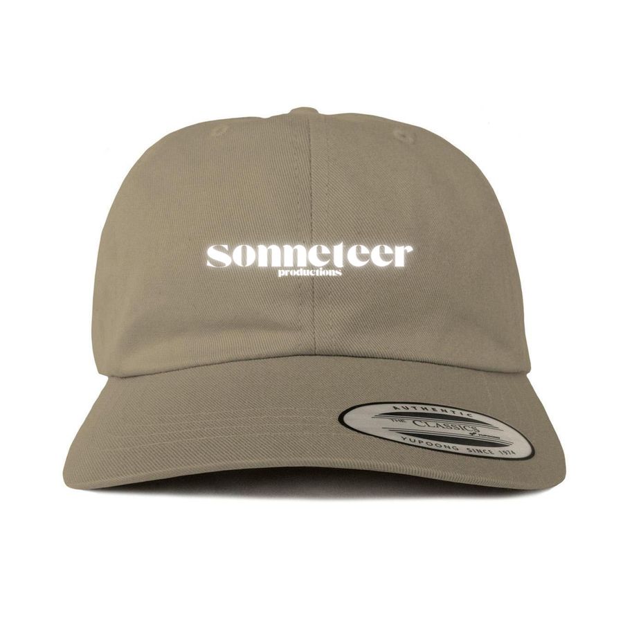 Sonneteer Classic Logo Hats, a Khaki Printed Classic Baseball Cap