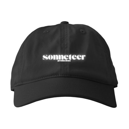 Sonneteer Classic Logo Hats, a Black Printed Eco Baseball Cap