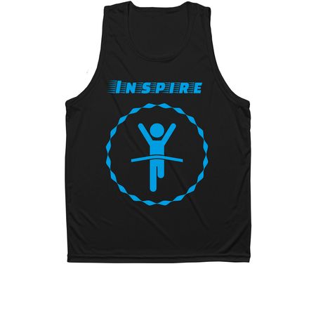 IA Running, a Black Unisex Performance Tank