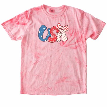 USA, a Hibiscus Comfort Colors Colorblast Tee
