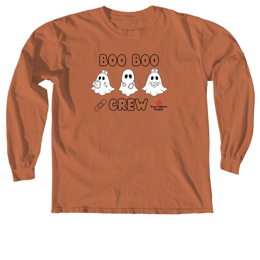 Boo Boo Crew - ATXNC EC, a Yam Comfort Colors Long Sleeve Tee