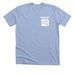 3-Day Mileage Challenge, a Heather Baby Blue Premium Unisex Tee