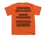 Training For Treats - Halloween - CCM, a Orange Youth Unisex Tee (back-view)