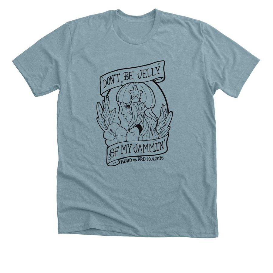 HDRD Hawaii Fundraiser!, a Heather Blue Lagoon Premium Unisex Tee