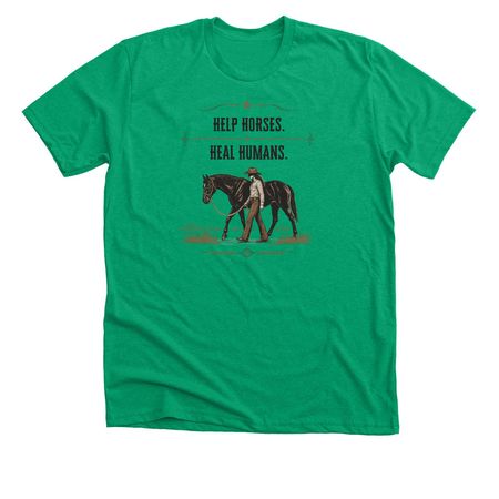 Help Horses. Heal Humans., a Heather Kelly Premium Unisex Tee