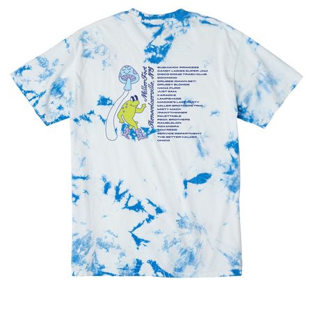 Dreaming in Blue, a True Royal Crystal Tie Dye Tee (back-view)