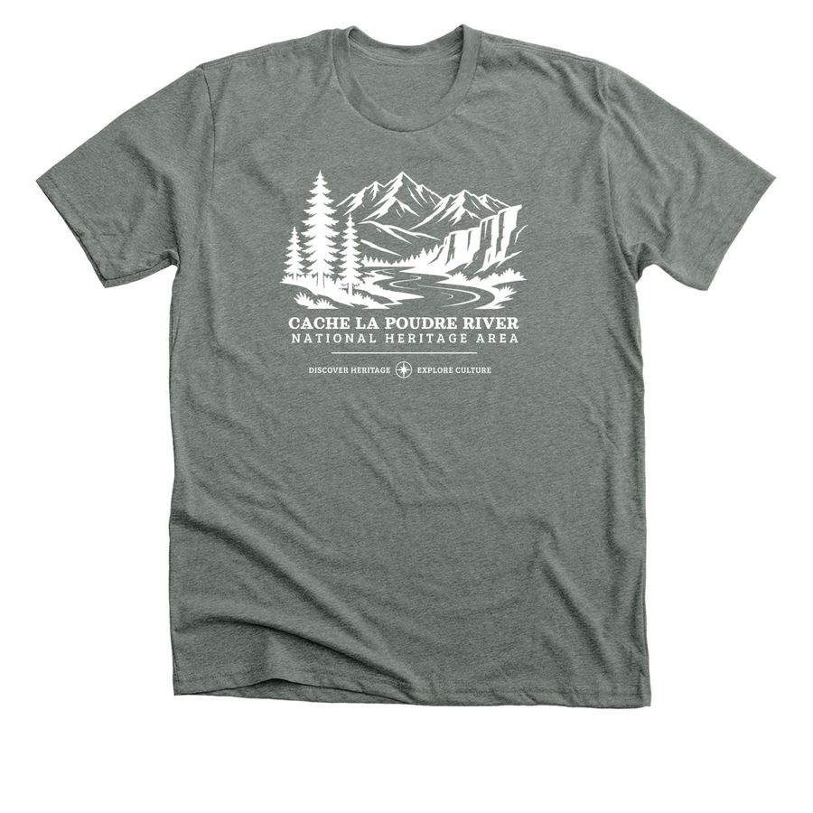 Foothills Collection, a Deep Heather Premium Unisex Tee