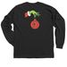Transplant Grinch, a Black Classic Long Sleeve Tee (back-view)