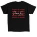 University of Redlands Dance Team, a Black Classic Unisex Tee (back-view)