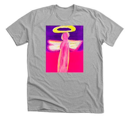 Angel Artwork by K?lei on T-Shirts&nbsp;, a Athletic Heather Premium Unisex Tee