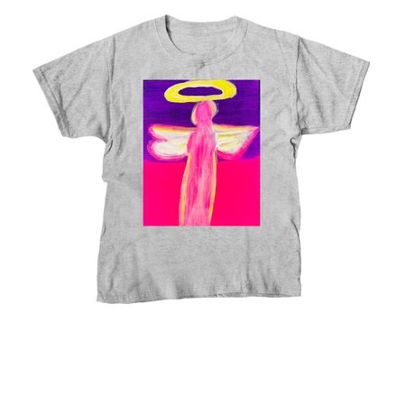 Angel Artwork by K?lei on T-Shirts&nbsp;, a Sport Grey Youth Unisex Tee