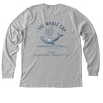 The Whale Cup, a Athletic Heather Premium Long Sleeve Tee (back-view)