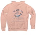 The Whale Cup, a Peach Premium Pullover Hoodie (back-view)