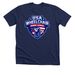 USA WheelHawks, a Solid Navy Blend Premium Unisex Tee