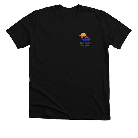 Camp Song Shirt, a Solid Black Blend Premium Unisex Tee