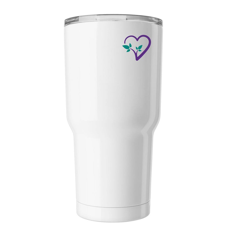 I Love Someone Tumbler, a White Insulated Tumbler