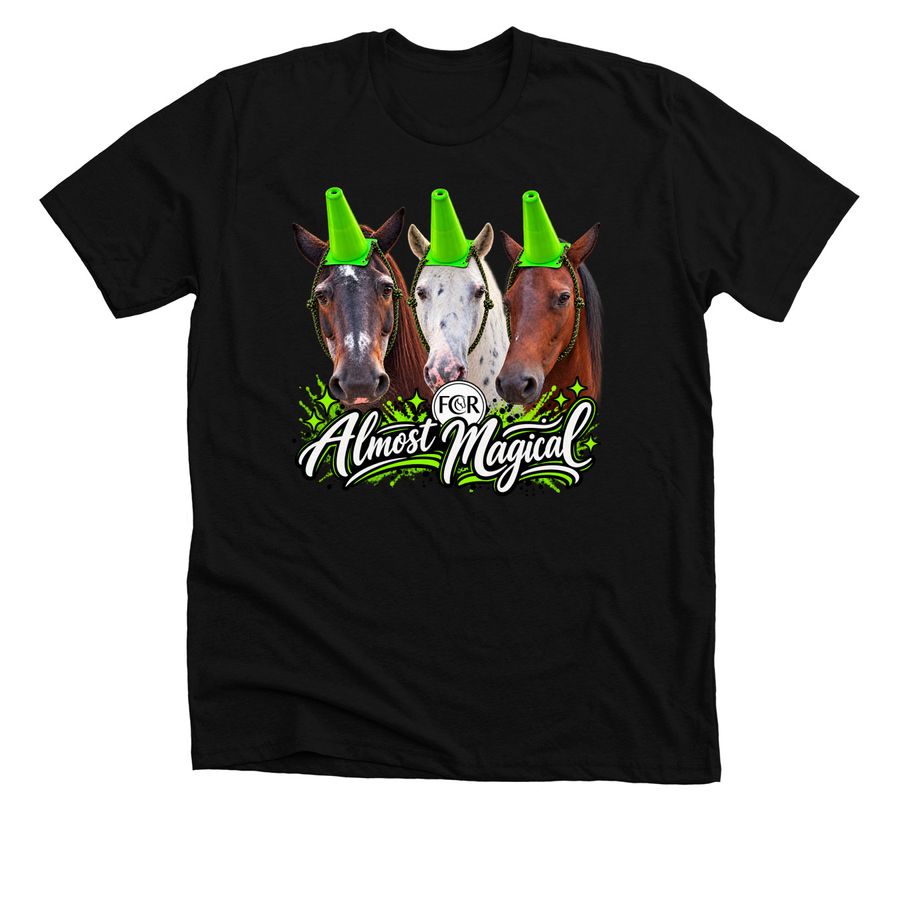 Almost Magic FCR, a Solid Black Blend Premium Unisex Tee
