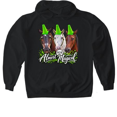 Almost Magic FCR, a Black Gildan Softstyle Pullover Hoodie
