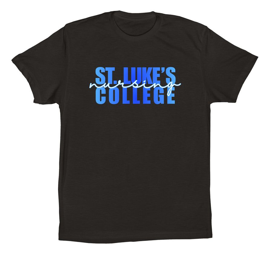 Cursive Nursing, a Black Premium Cotton Tee