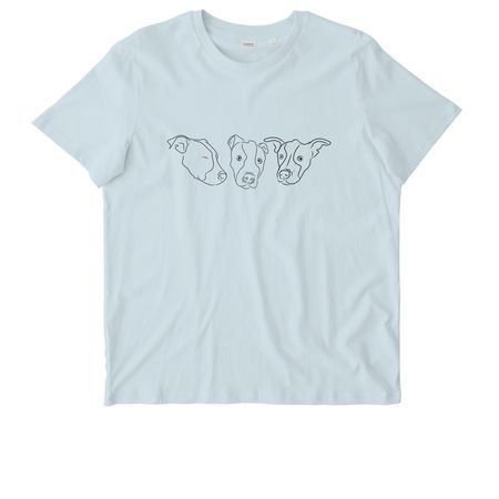 Sweet Ruby Trio, a Blue Ice Stanley/Stella Unisex Crafter Tee