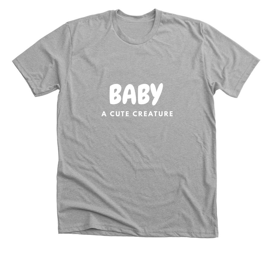 BABY CLOTHING, a Athletic Heather Premium Unisex Tee