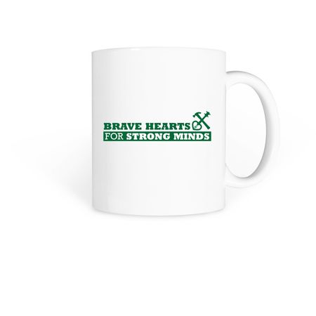 BHSM Coffee Mugs, a White Coffee Mug