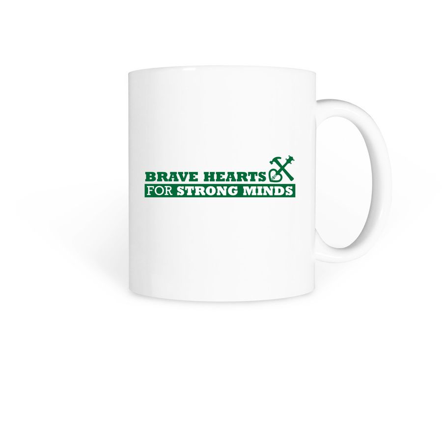 BHSM Coffee Mugs, a White Coffee Mug