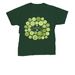 BEDAZZLED green, a Forest Green Youth Unisex Tee