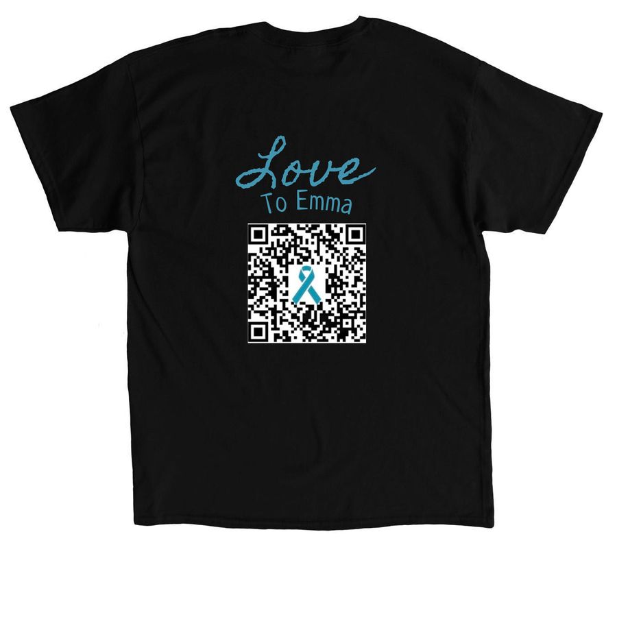 Faith Over Fear&nbsp;, a Black Classic Unisex Tee (back-view)