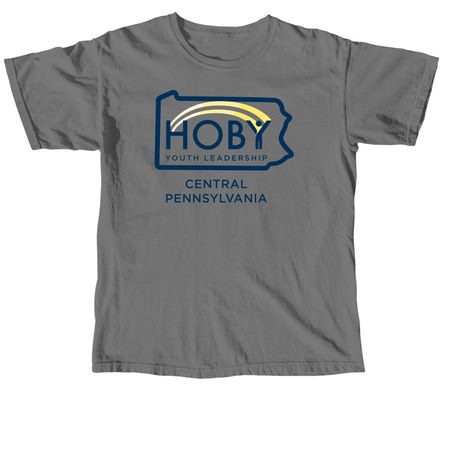 Classic HOBY Logo, a Grey Comfort Colors Unisex Tee