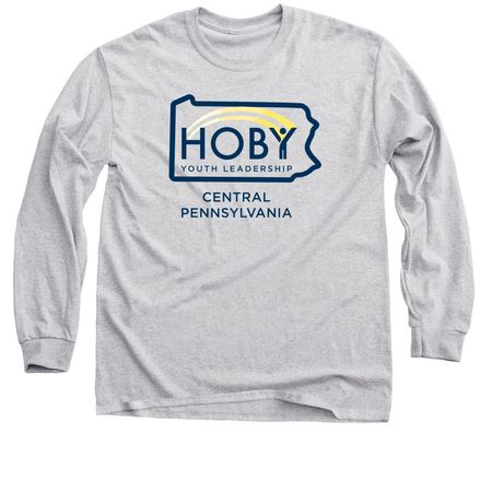 Classic HOBY Logo, a Sport Grey Classic Long Sleeve Tee