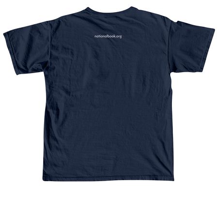 Team Book t-shirt, a True Navy Comfort Colors Unisex Tee (back-view)