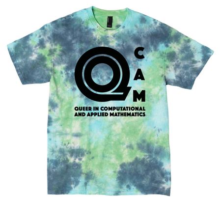 QCAM Tie-Dye, a Planet Earth Colorburst Crystal Tie Dye Tee