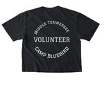2026 Camp Volunteer Shirt, a Black Comfort Colors Boxy Tee (back-view)