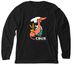 Dark Shirts, a Solid Black Blend Premium Long Sleeve Tee