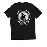 The Season of the Witch!, a Deep Black Allmade Eco Triblend Unisex Tee (back-view)
