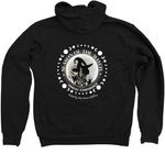 The Season of the Witch!, a Black Zip Up Hoodie (back-view)